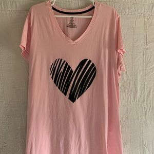 Pink Sleep Top. Size 3X